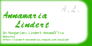 annamaria lindert business card